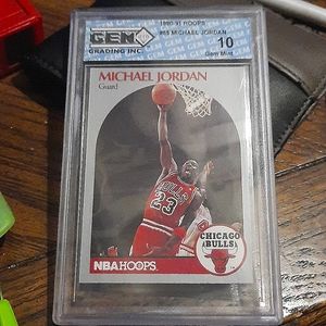 1990  Hoops Michael Jordan Gem mint 10
